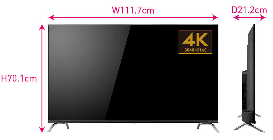 イオン、50型のチューナーレス4K液晶テレビ 期間限定で38,280円 | マイ