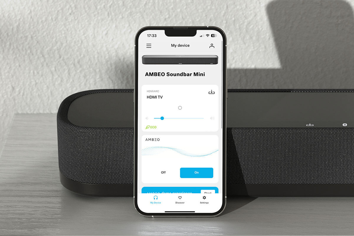 ゼンハイザー最小サウンドバー登場、一体型7.1.4chでAtmos/DTS:X対応