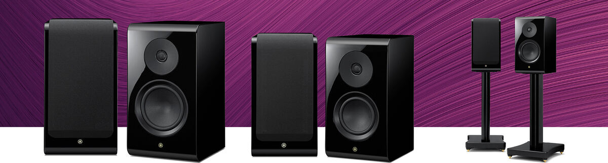 ヤマハ、小型ブックシェルフスピーカー2モデルと専用スタンドを発表