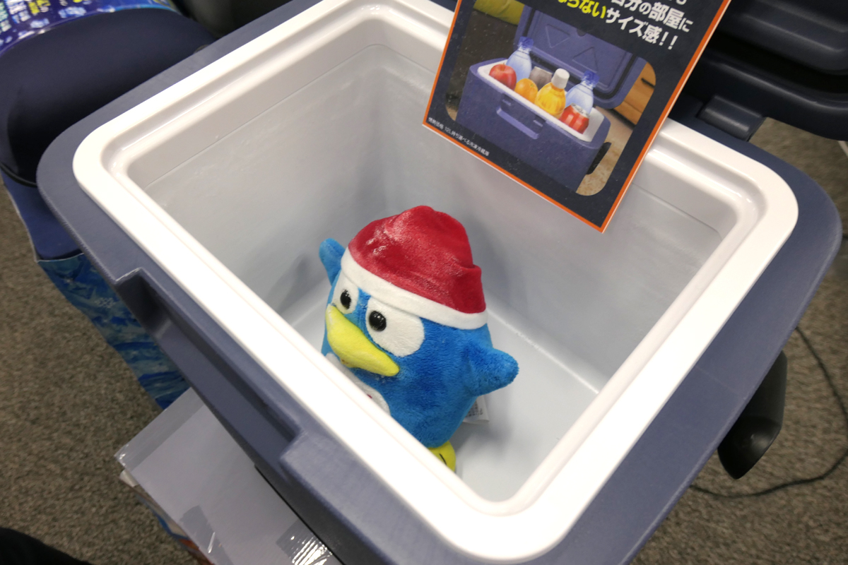 ドンキの「持ち運べる冷凍冷蔵庫」（12L）実機を見た、－20度～20度で