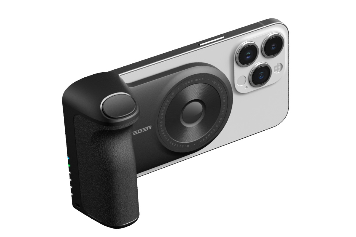 MagSafeで装着できるiPhone用カメラグリップ「VEGER SNAP CAM」 | マイ