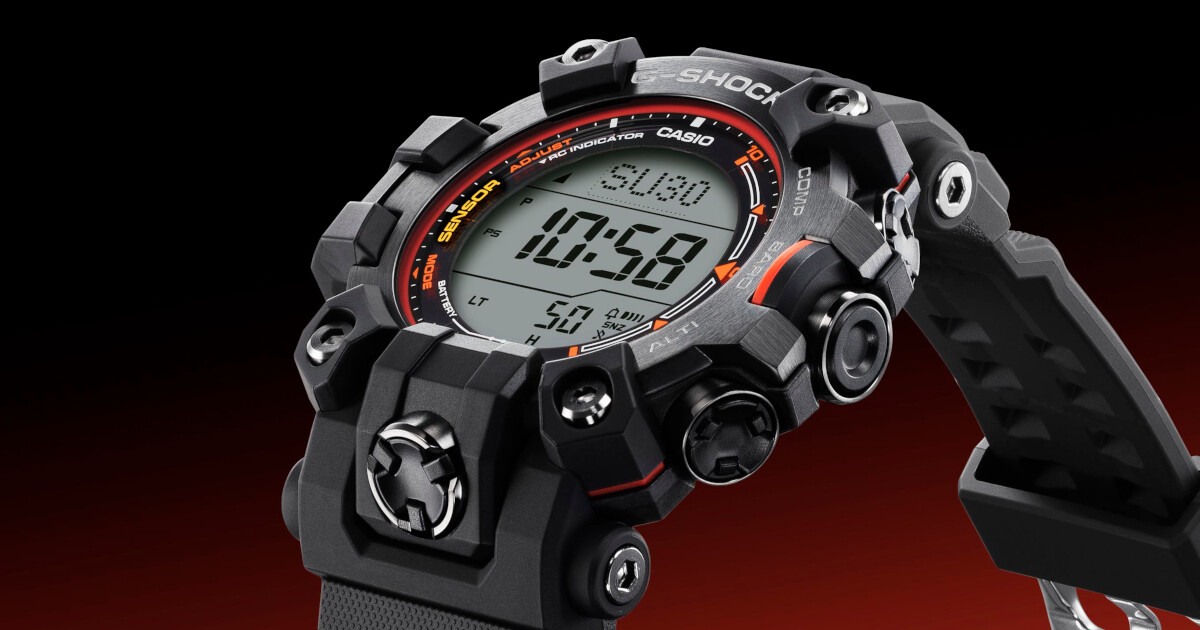 G-SHOCK「MASTER OF G」シリーズからエマージェンシーカラーの新色が