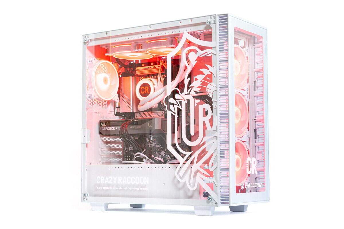GALLERIA×Crazy RaccoonコラボゲーミングPCレビュー！ ホワイトケース