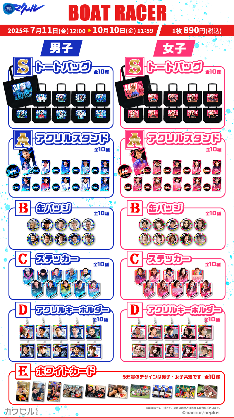 ハズレなしのオンラインくじ「カワセルくじ」で人気レーサーの