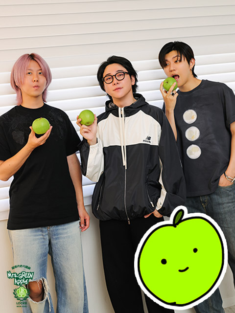 Mrs. GREEN APPLE大森元貴「いいんだ!? っていう…」 “りんごが食べられ