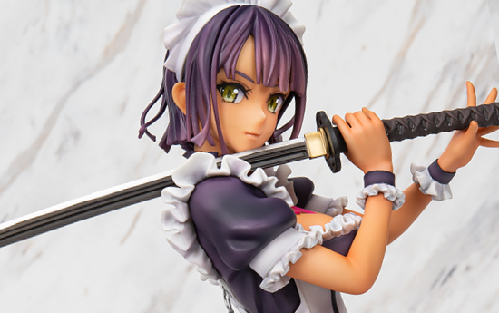 フォトレビュー】村上水軍の館オリジナル F-ism少女 刀メイド 1/6 完成