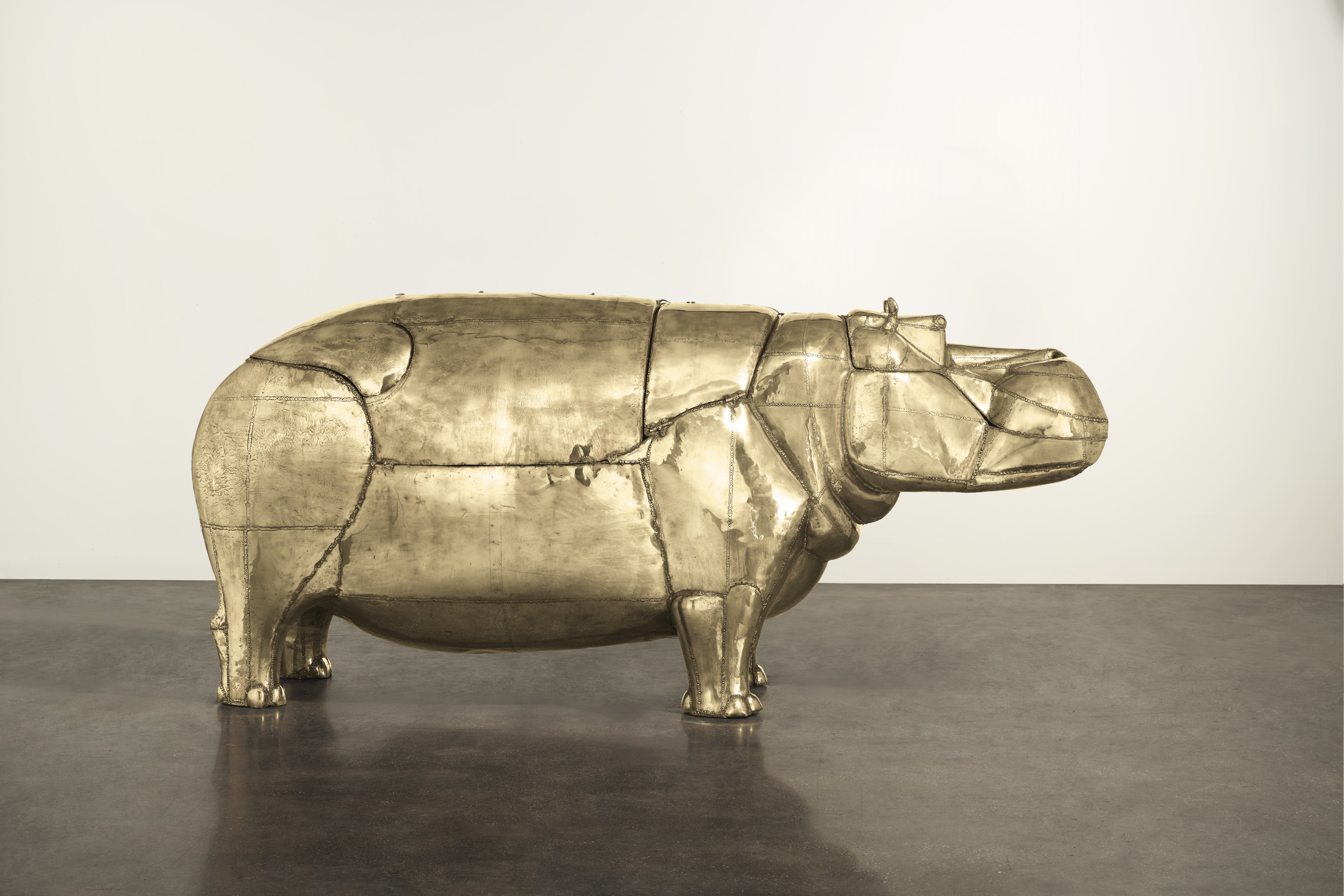 A Bronze Hippo Bathtub Made a Giant Splash at Christie's, Selling