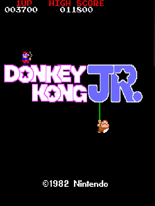 アーケード版『ドンキーコングJR.』がNintendo Switchで12月21日に配信