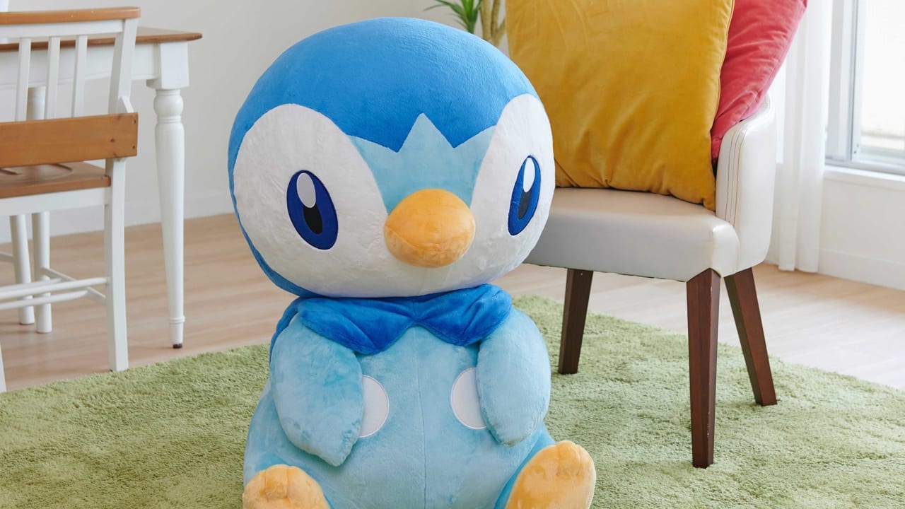 高さ約90cmの特大サイズ「ポッチャマ」ぬいぐるみが発売決定。8月13日