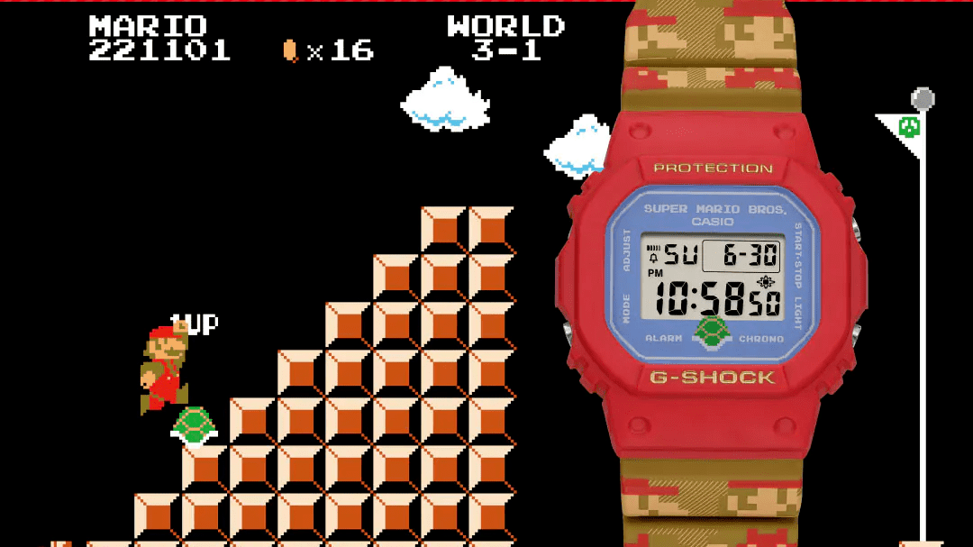 スーパーマリオブラザーズ』とコラボした「G-SHOCK」が発売決定