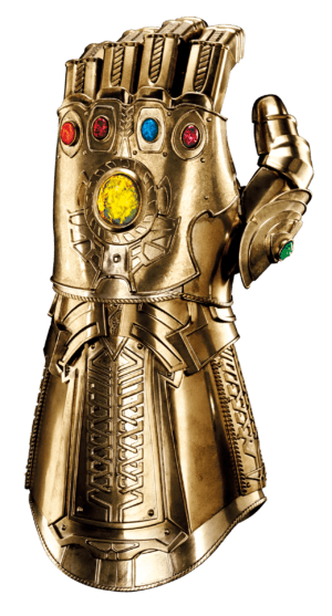 全高70cmの実物大サイズで組み立てる『インフィニティ・ガントレットを