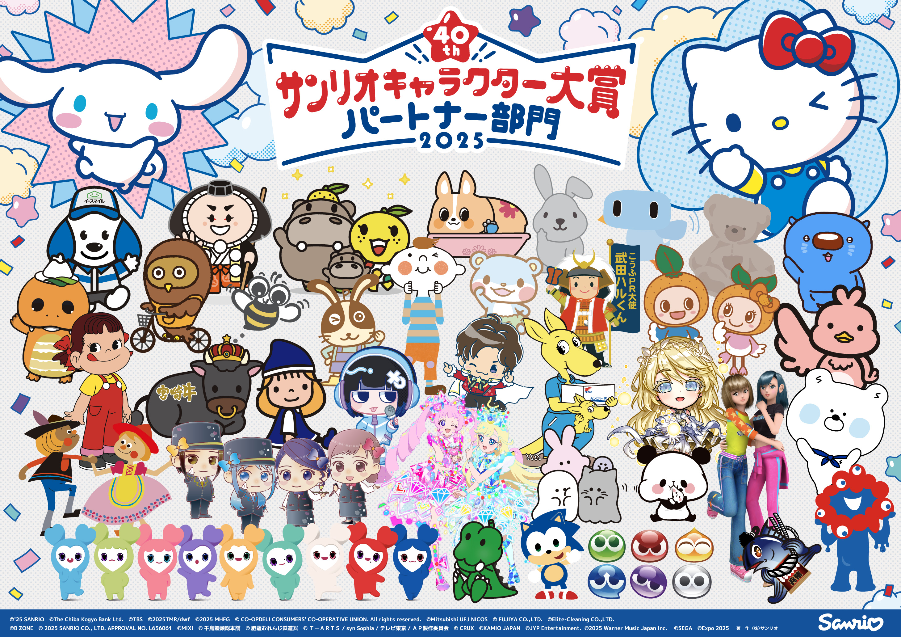 2025年サンリオキャラクター大賞が中間発表。暫定1位はポムポムプリン