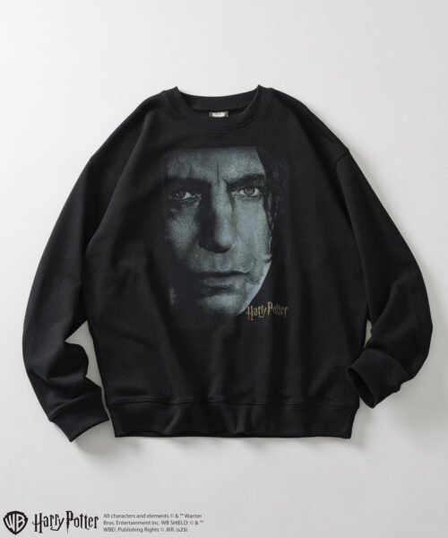 ハリー・ポッター』「スネイプ先生」や「グレイバック」の顔プリントT