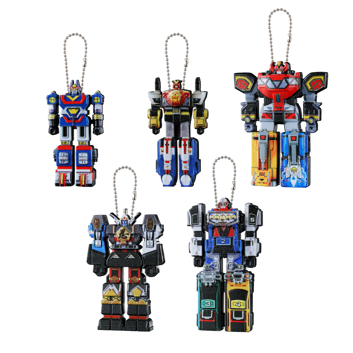 歴代「戦隊ロボ」が手のひらサイズのミニチュアチャームに