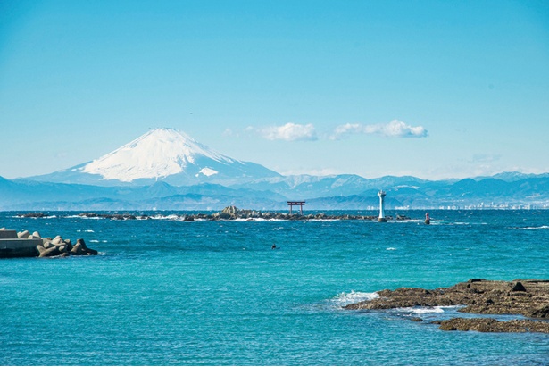 4月6日(金)〜11日(水)夕方、葉山で、絶景「ダイヤモンド富士」が見