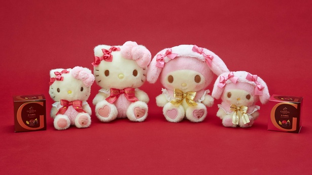 GODIVAとサンリオのコラボ第10弾！高級感あるキティ＆マイメロドールと