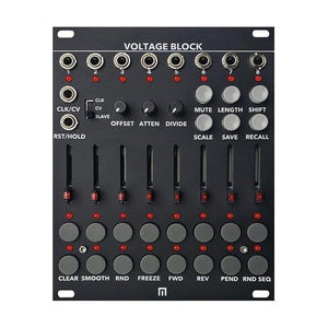 Malekko Heavy Industry Voltage Block (Black) 8-Channel 16-Stage CV