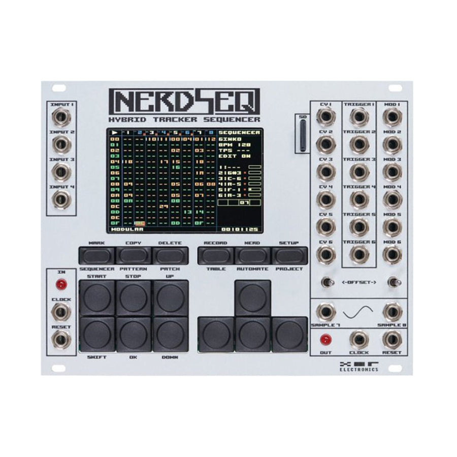 XOR Electronics NerdSEQ Silver Eurorack Tracker + Sequencer
