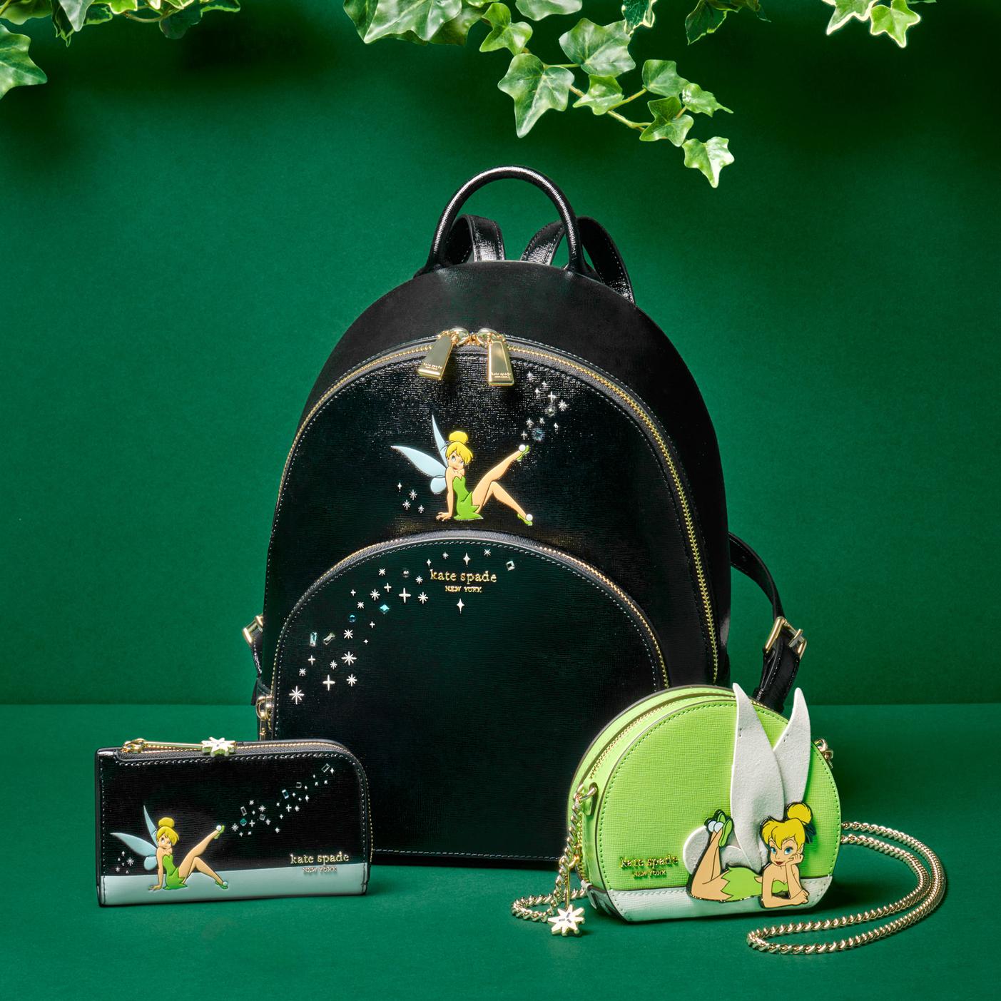 ピーターパン』ティンカー・ベルが「kate spade NEW YORK」に登場