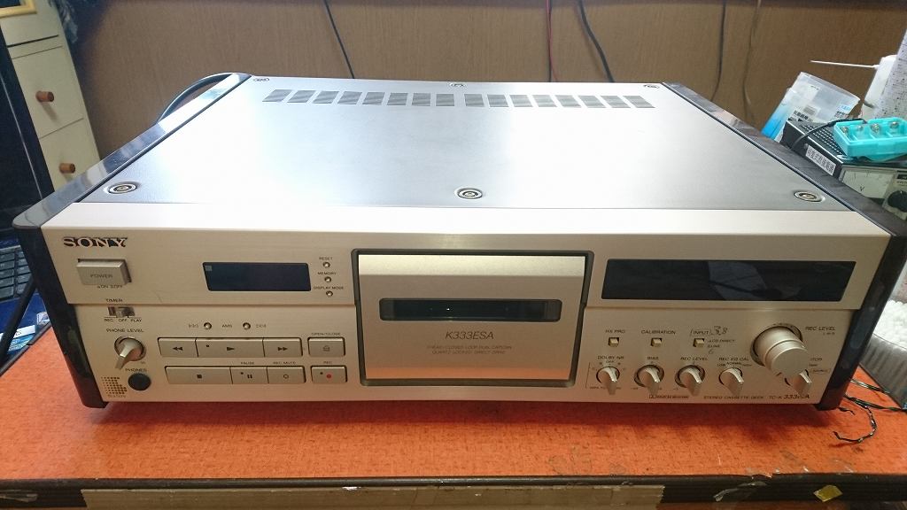 SONY TC-K333ESA の修理・オーバーホール | スーパーカセッターズ