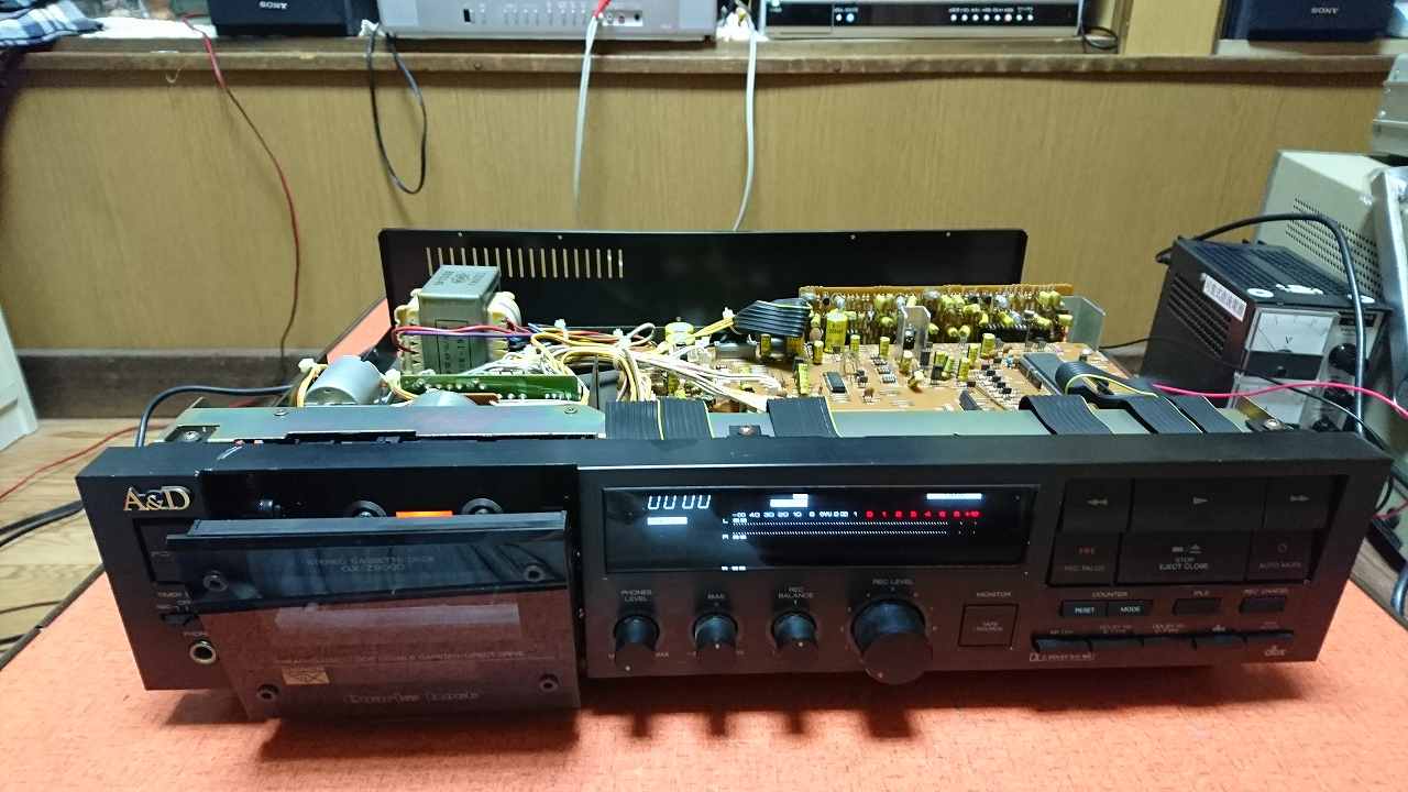 A&D GX-Z9000 の修理（フルオーバーホール） | スーパーカセッターズ