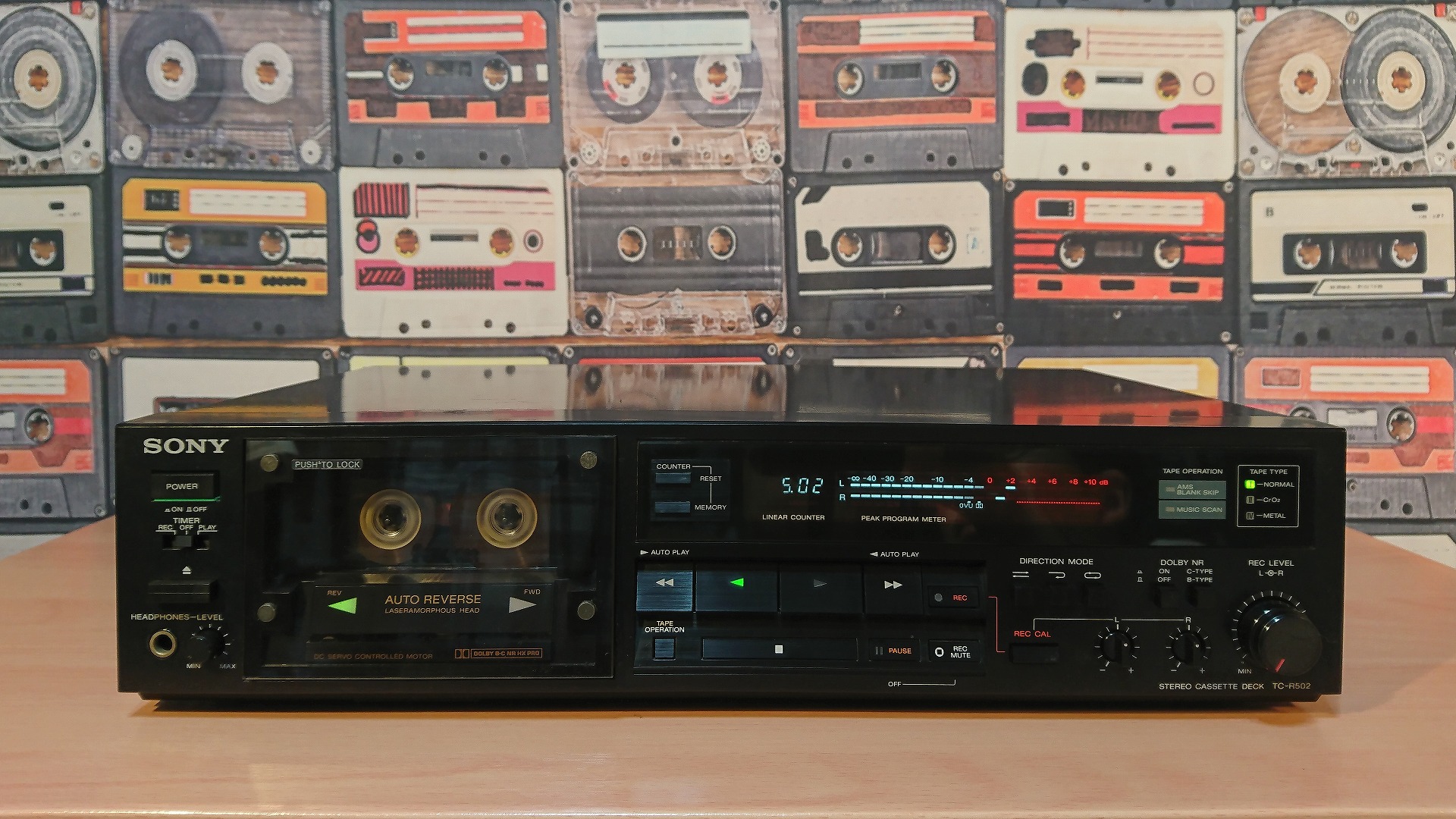SONY TC-R502をリアル画像で紹介 | スーパーカセッターズ SuperCassetters'