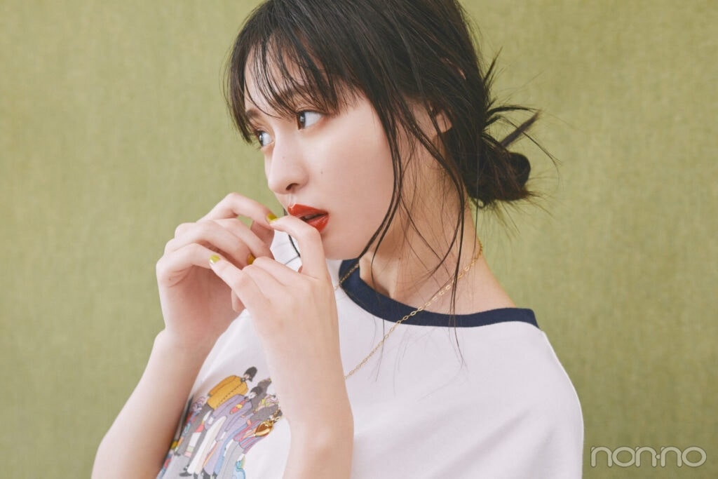 遠藤さくら】7月9日は「“ザ・ビートルズ”Tシャツ」【毎日更新・さく