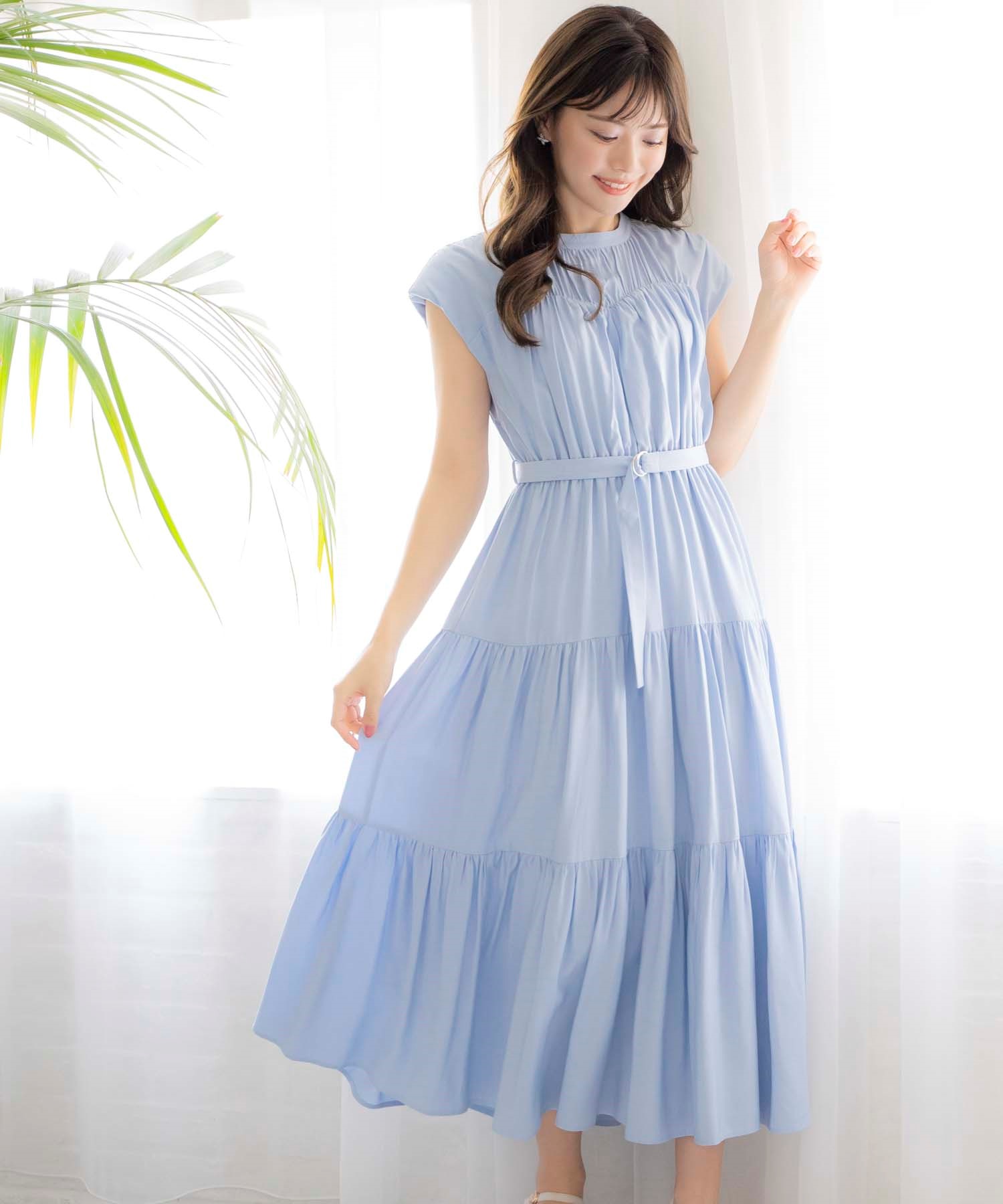 SSサイズあり】ティアードワンピース | ロングワンピース | NOELA