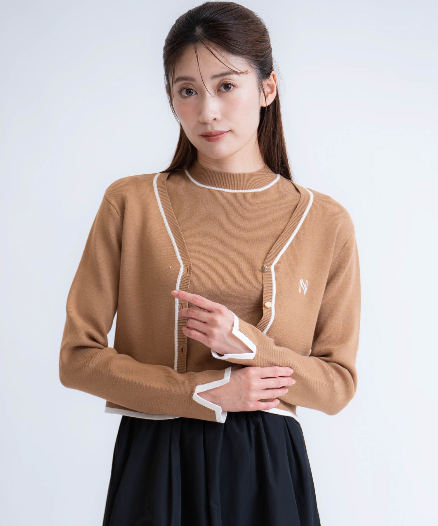 ロゴ刺繍アンサンブル | ニット | NOELA OFFICIAL WEB STORE