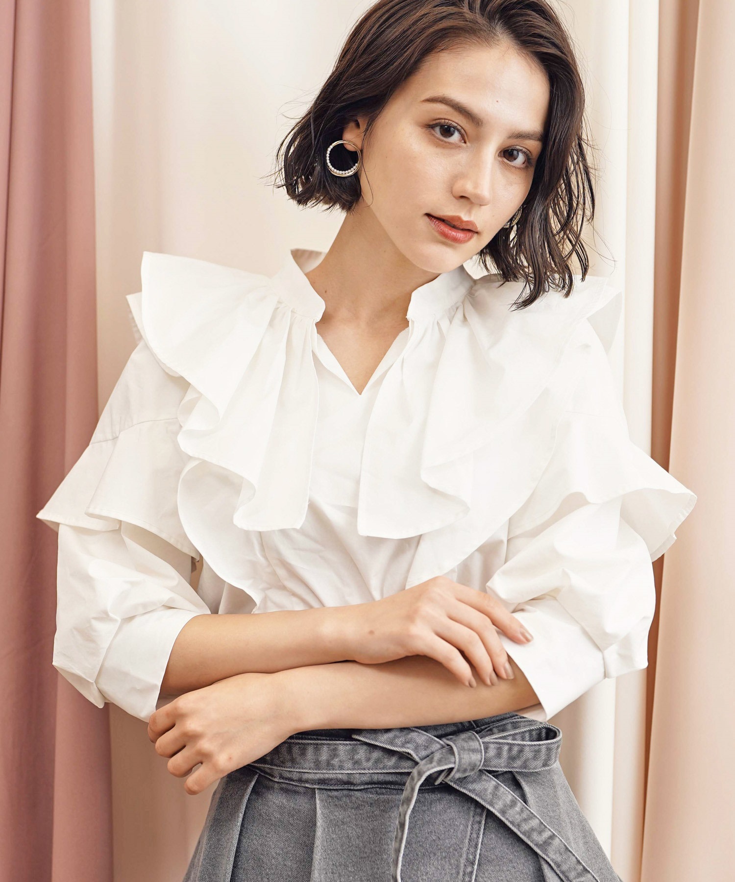 フリルブラウス | シャツ・ブラウス | NOELA OFFICIAL WEB STORE