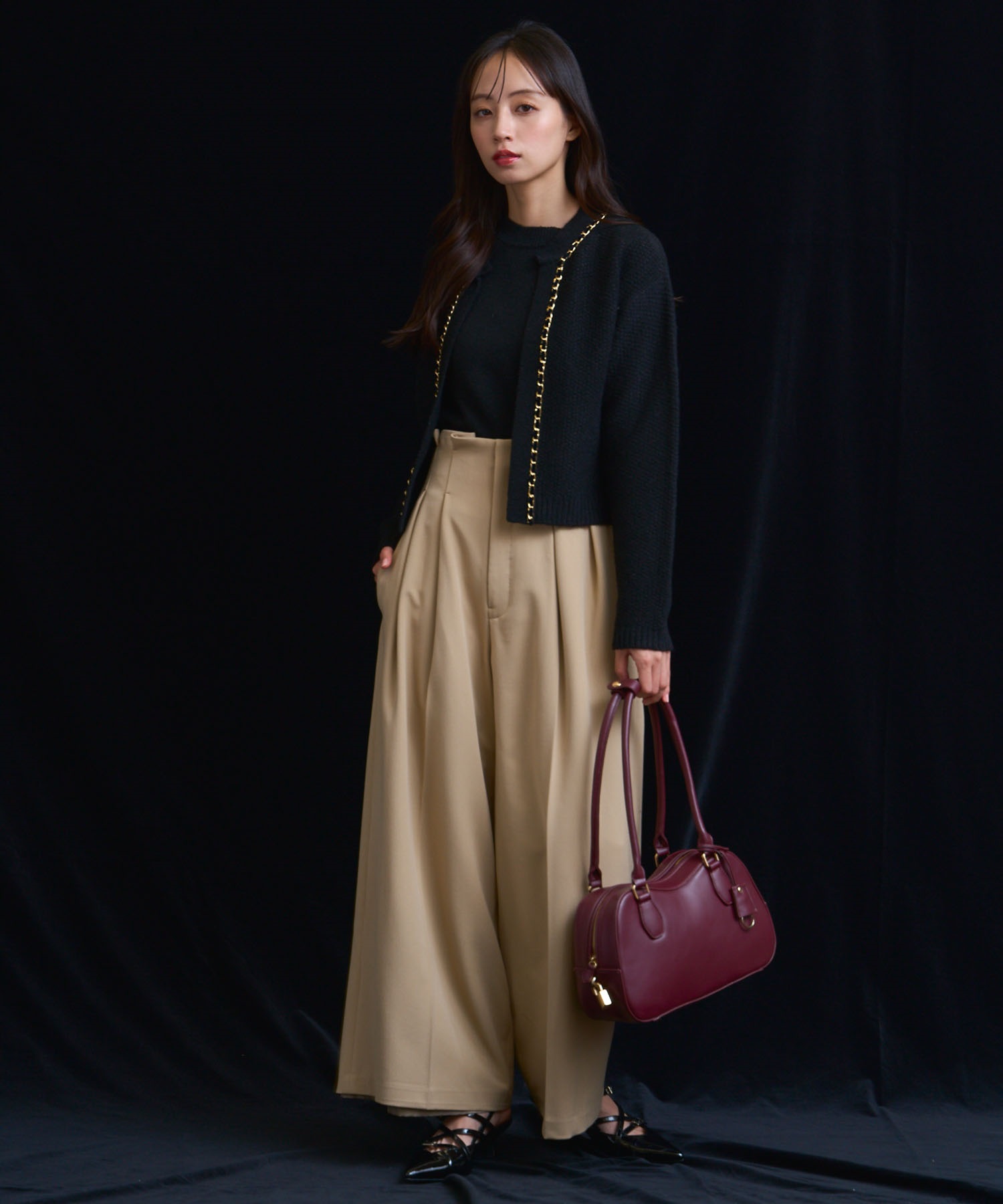 販路限定カラーあり】チェーンブレードニットアンサンブル | ニット