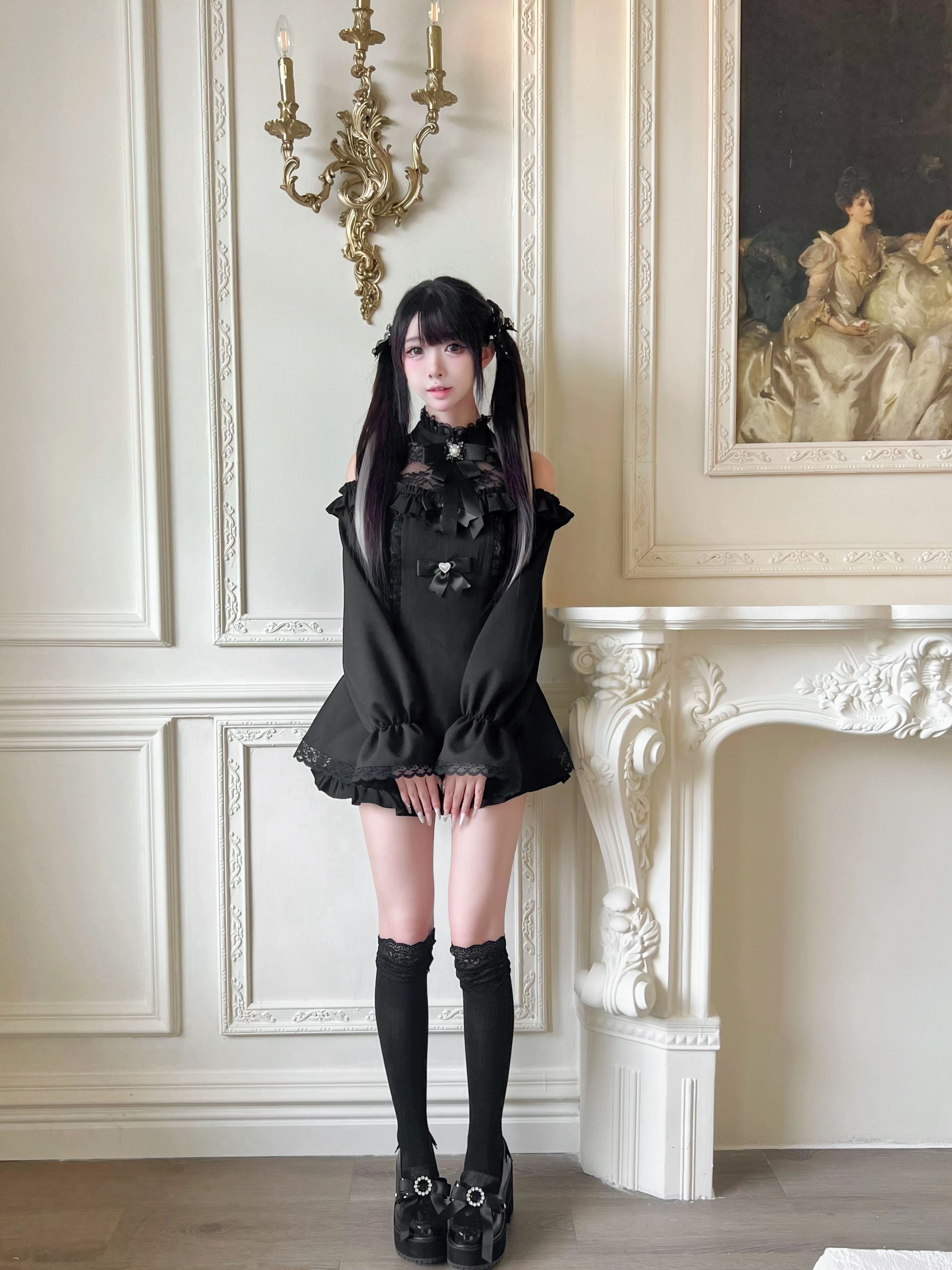 サブカル地雷：ミニワンピ ビジューブローチセットアップ・ – NoGenki