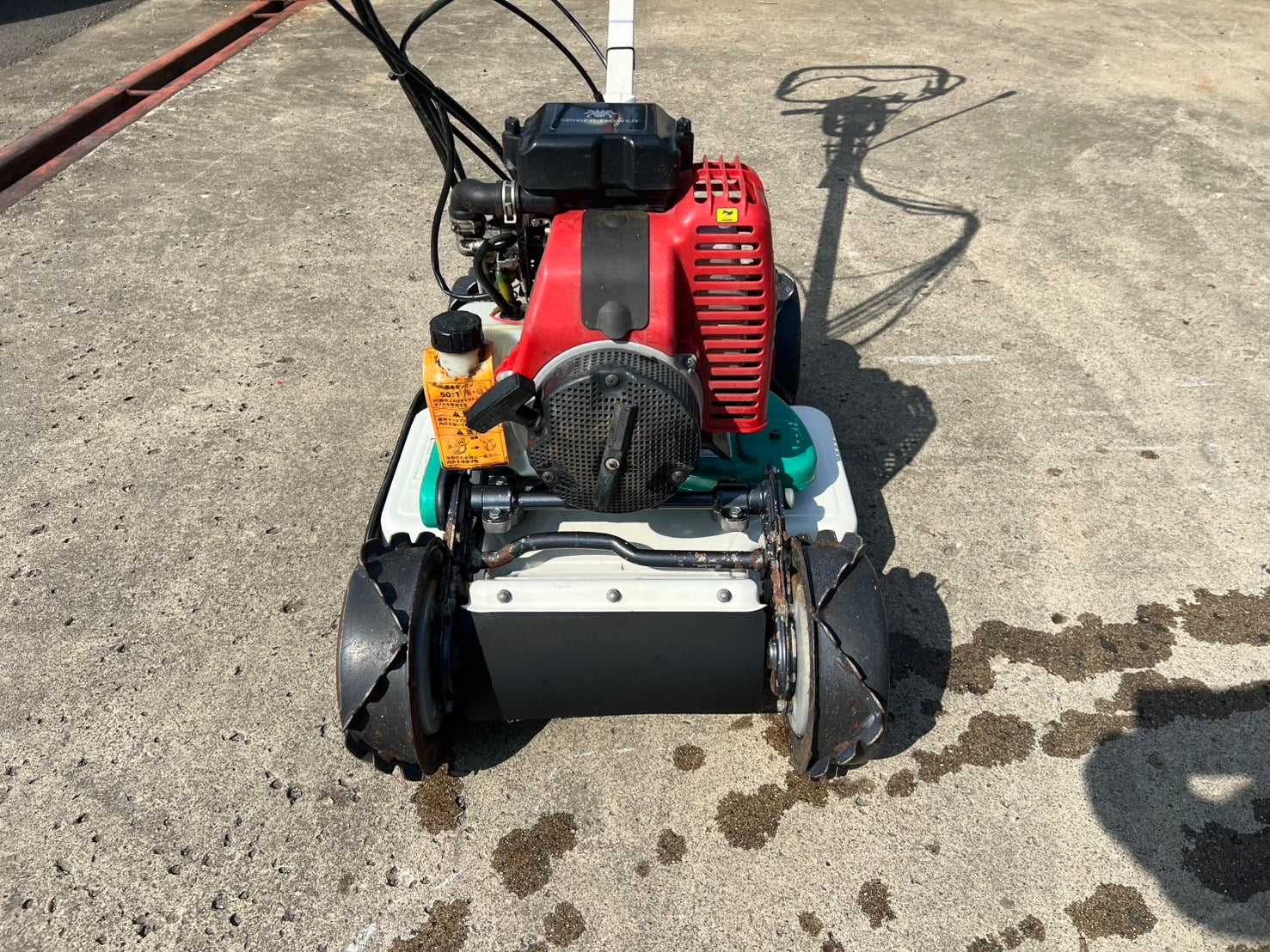 オーレック 中古 スパイダーモア【混合油50:1】＊SP852AF『茨城店 5654