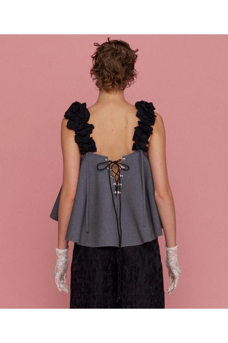 MAISON SPECIAL(メゾンスペシャル) - Flower Strap 2way Tops フラワー