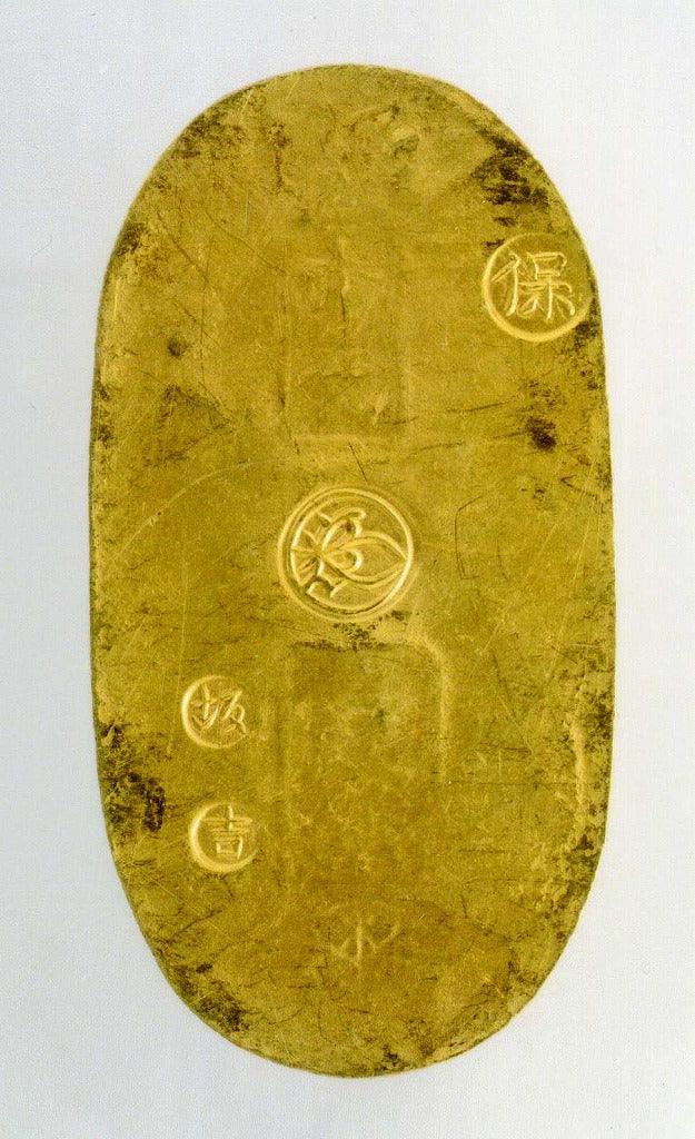 天保小判金 背刻印 坂吉 鑑定書付 758 – 野崎コイン