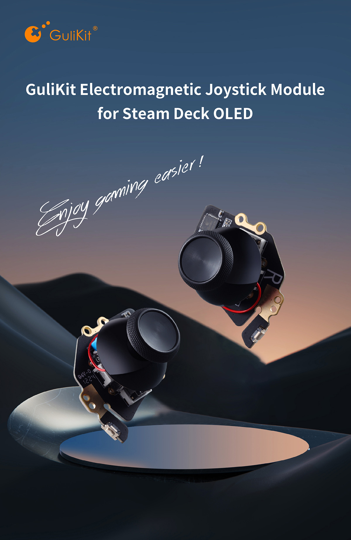 Electromagnetic Joystick Module for Steam Deck OLED-GuliKit