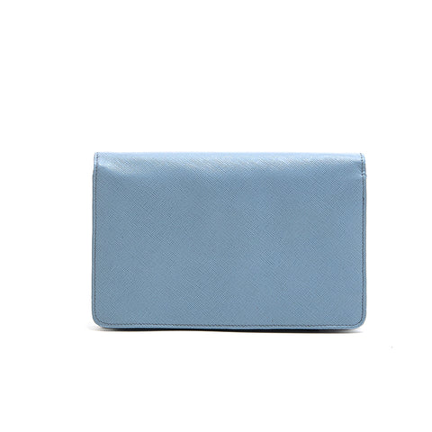 プラダ PRADA サフィアーノ ウォレット ショルダーバッグ サックス