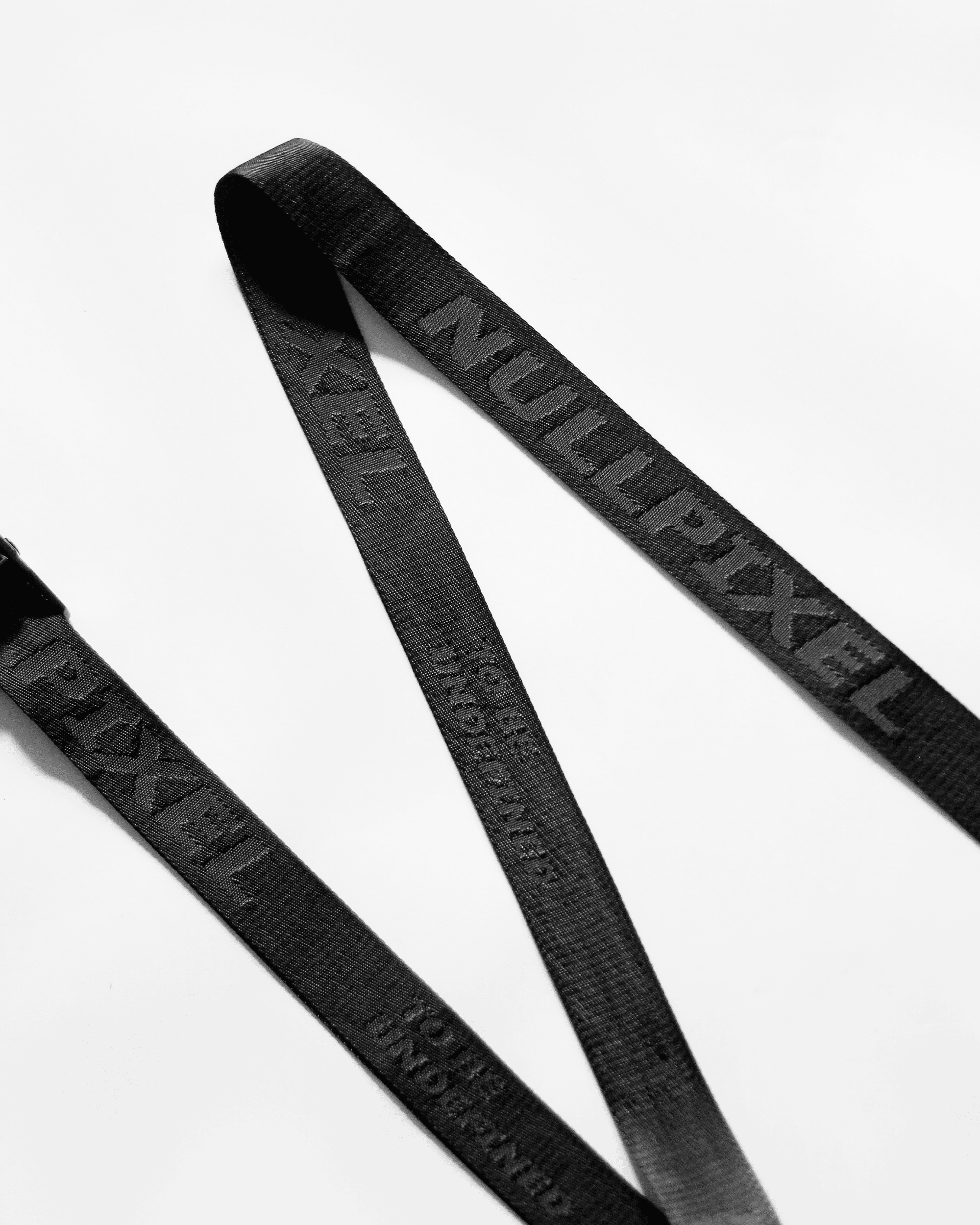 W3.8 ROPE [BLACK] - Multi-Use Wide Rope - NULLPIXEL