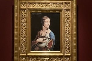 レオナルド・ダ・ヴィンチ作「白貂を抱く貴婦人」追加展示｜大塚国際