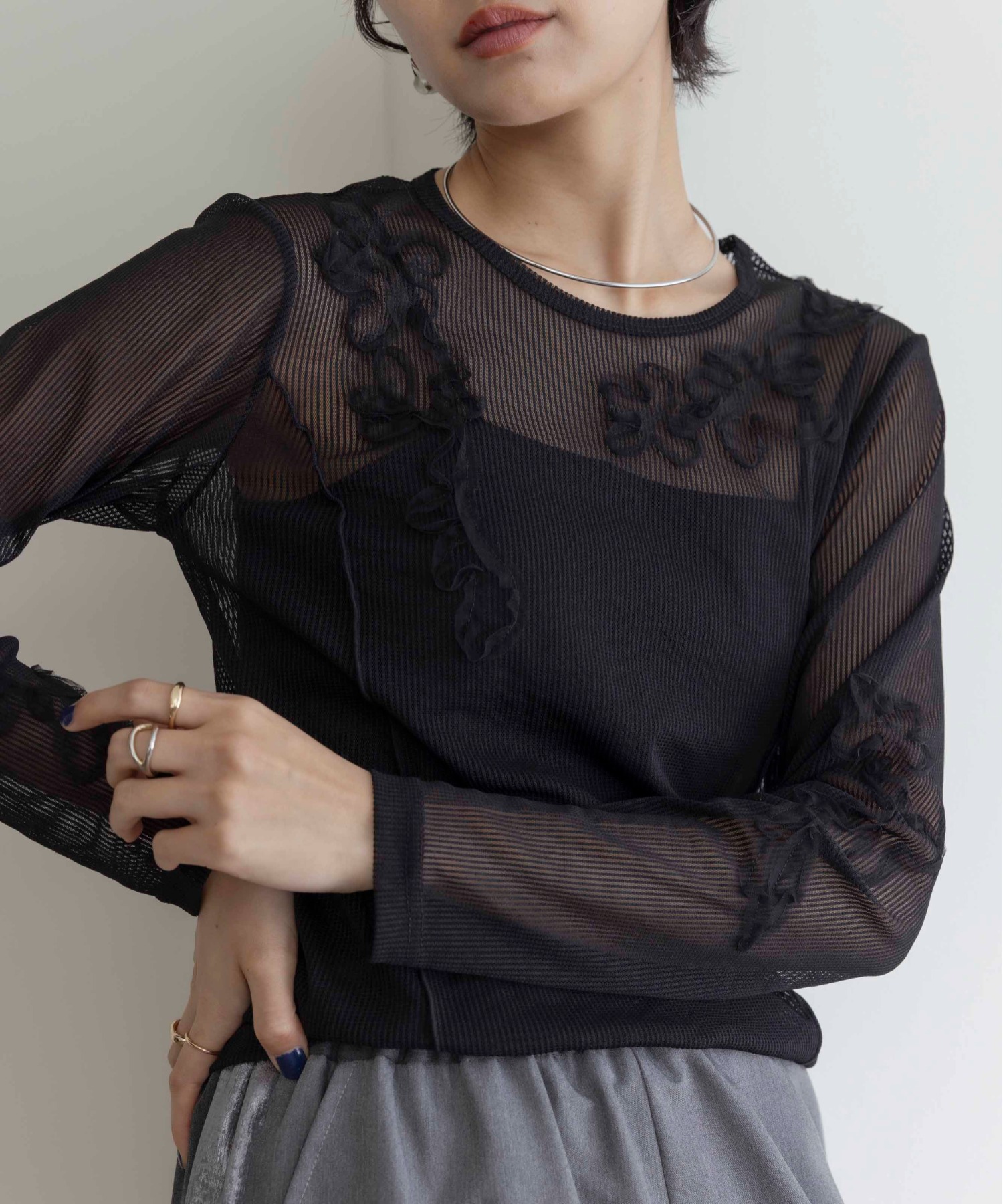 テープエンブロ シアートップス Eimee Law│Eimee Law & LHELBIE 公式