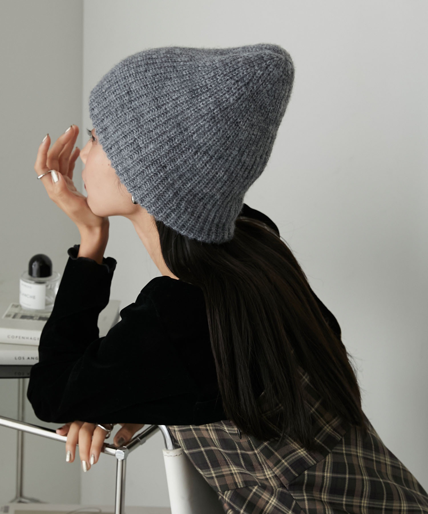 forksy.】リブ編みニット帽/ビーニー forksy.│MONO-MART [モノマート