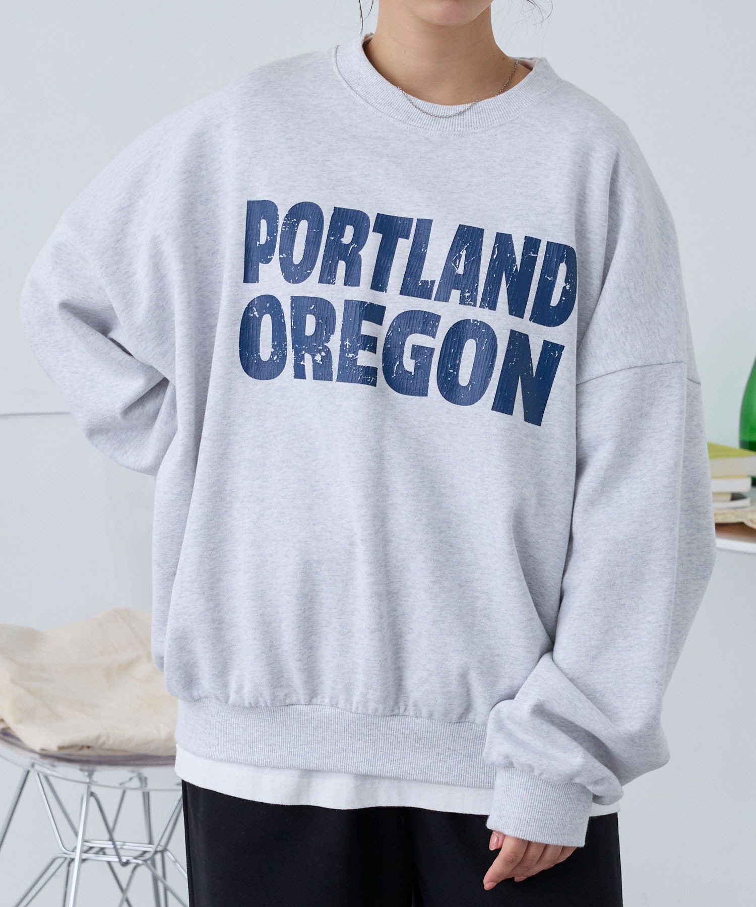 PARAMUS MINNESOTA LOGO CREW NECK SWEAT SHIRTS / パラマス ミネソタ