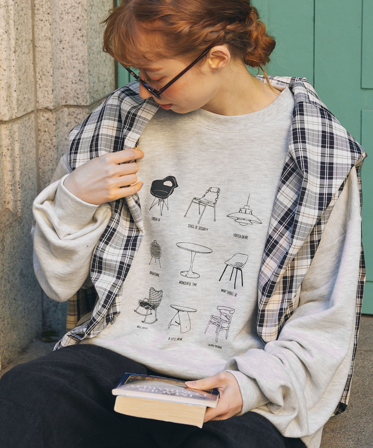 コレクション グラフィックプリント スウェットプルオーバー MONO-MART