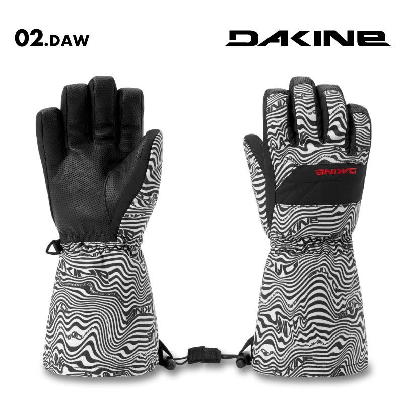 DAKINE/ダカイン キッズ 5指グローブ [YOUTH] YUKON GLOVE 2024 SNOW