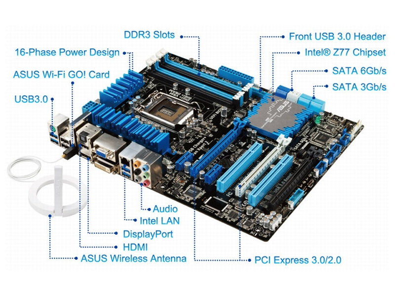 ASUS P8Z77-V PRO / OVERCLOCK WORKS