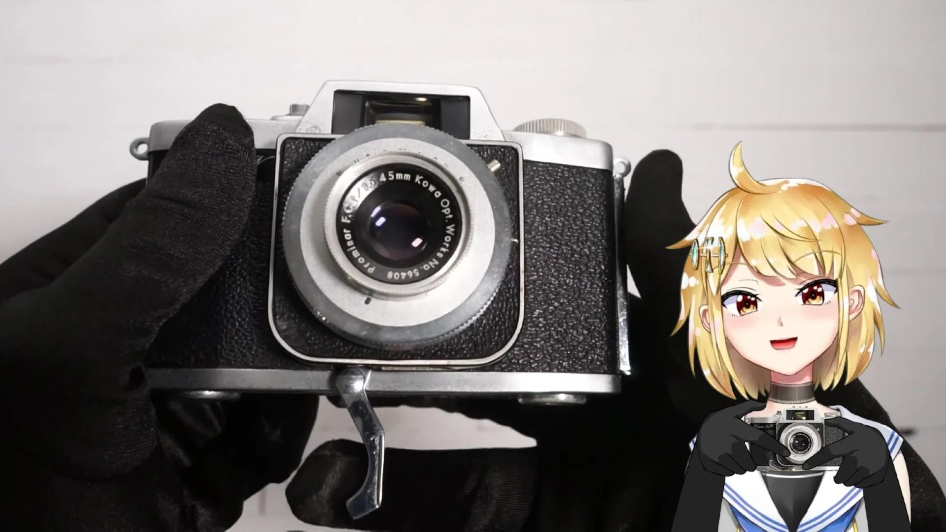 Kowa 35N トリガー巻き上げのシンプルなレンズシャッターカメラ