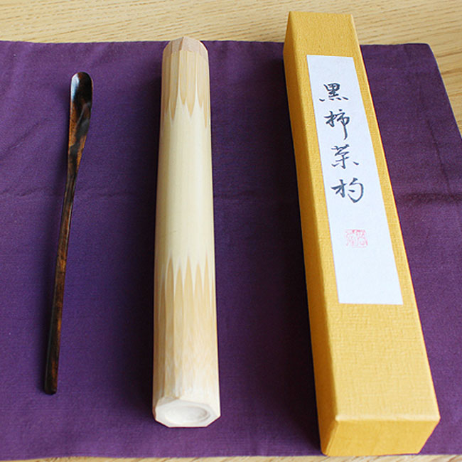 黒柿】茶杓 拭漆仕上げ – おかや木芸