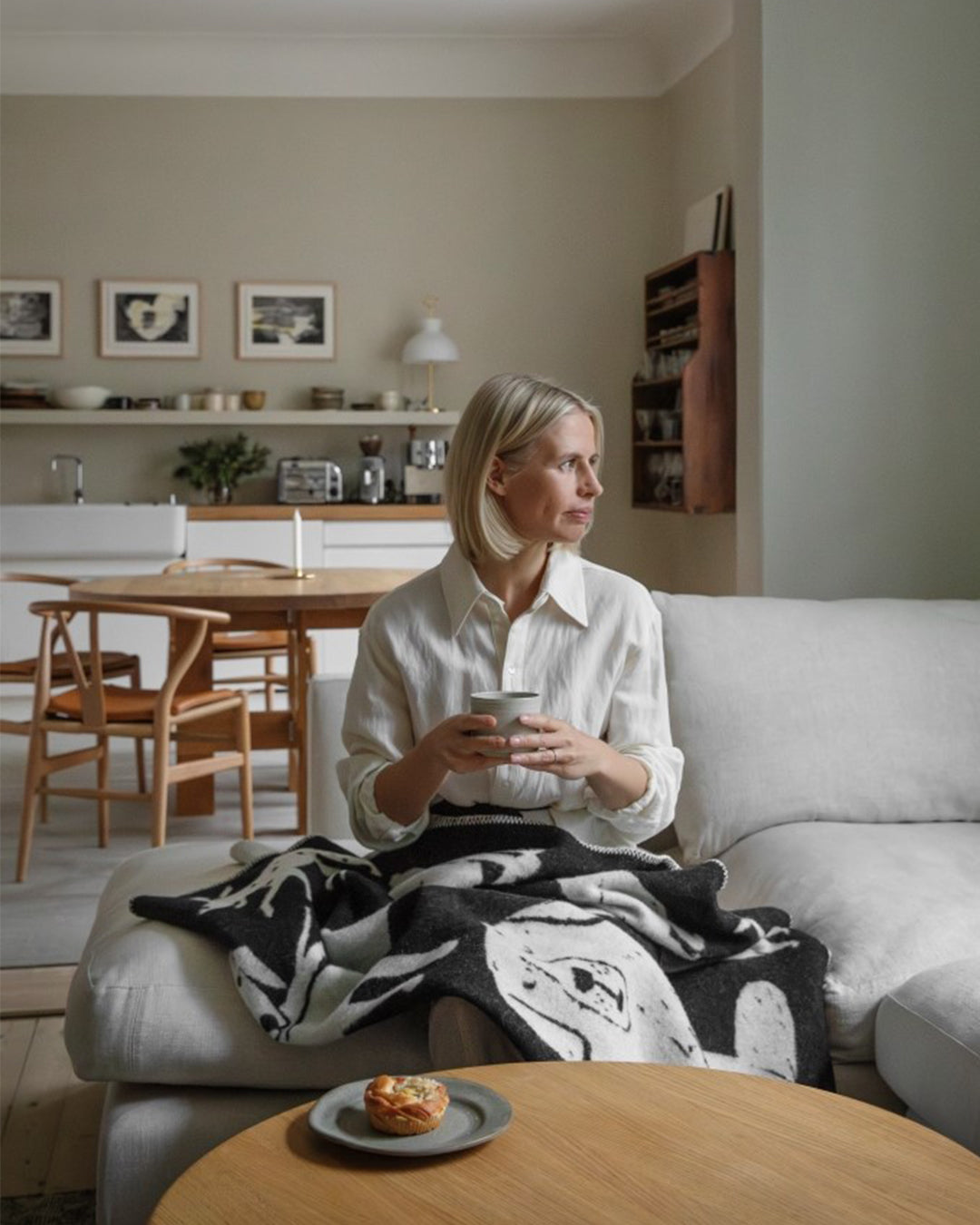 LAPUAN KANKURIT | KOIRAPUISTO ウールブランケット（90x130cm）