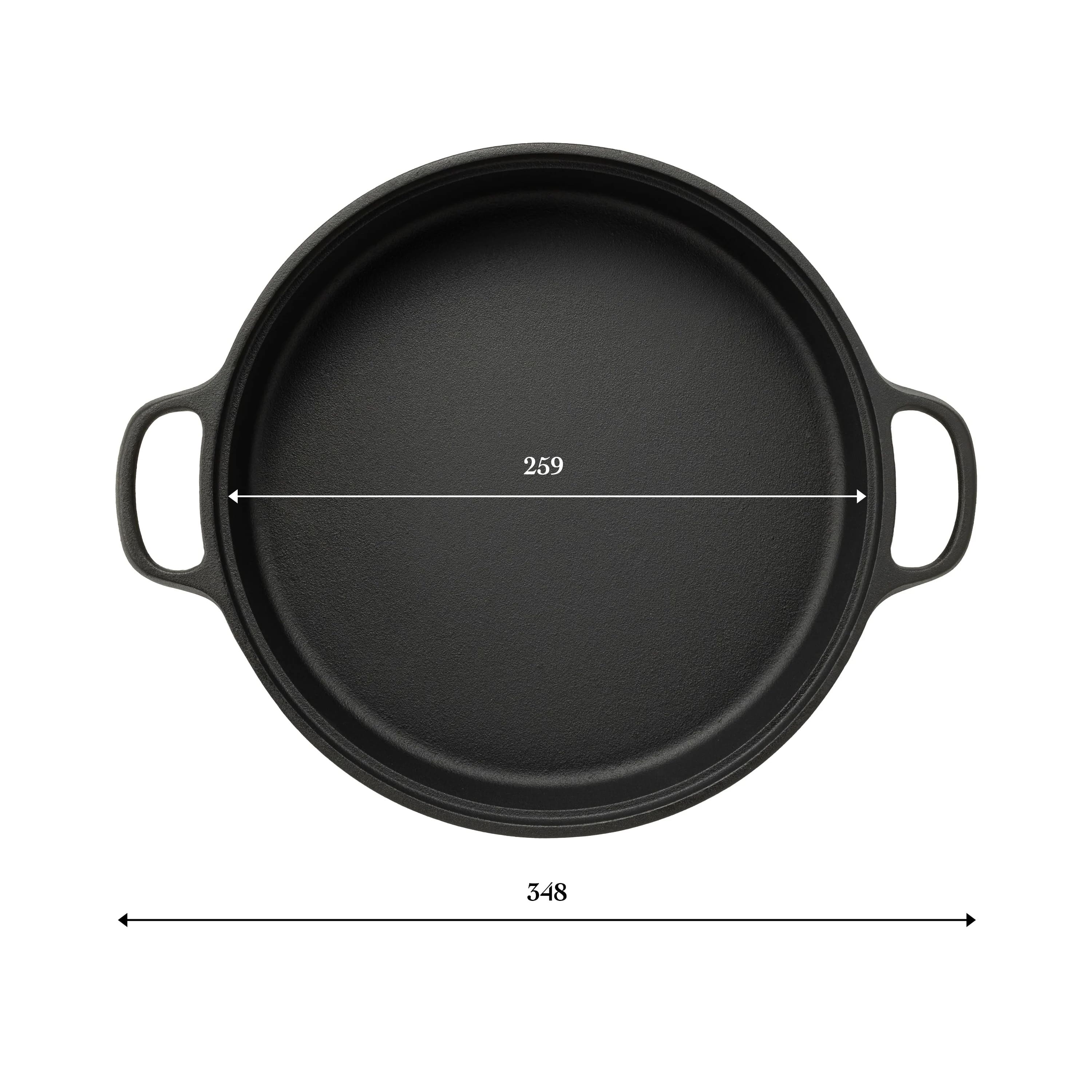 すき焼ぎょうざ兼用鍋 26cm | 南部鉄器の老舗 及源鋳造 OIGEN 公式