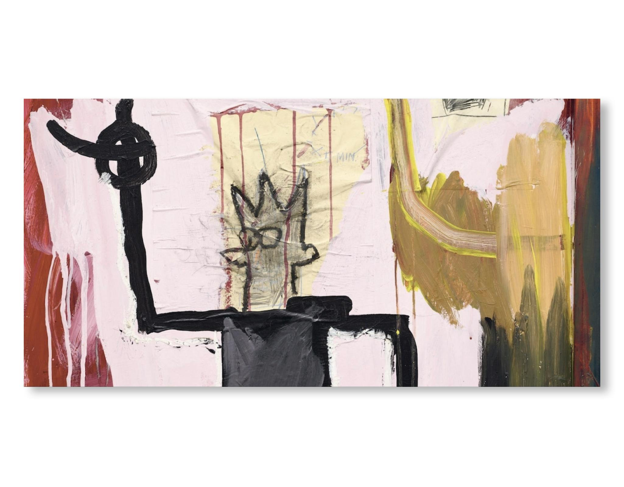 バスキア JEAN-MICHEL BASQUIAT 油絵 2 バスキア JEAN-MICHEL BASQUIAT